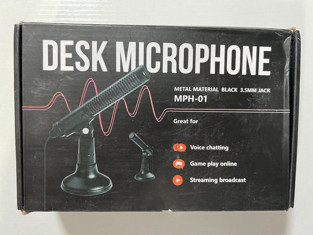 Desk MICROPHONE - MPH-01 - Professional Desktop Stand Microphone