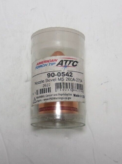 American Torch 90-0542 Tip Nozzle Bevel 260A MS PHDX, New