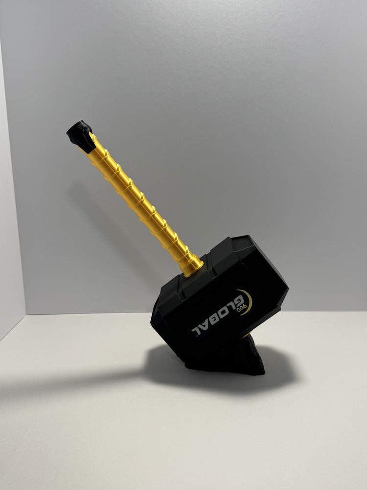 900 Global Bowling Thors Hammer With Rock Stand Display