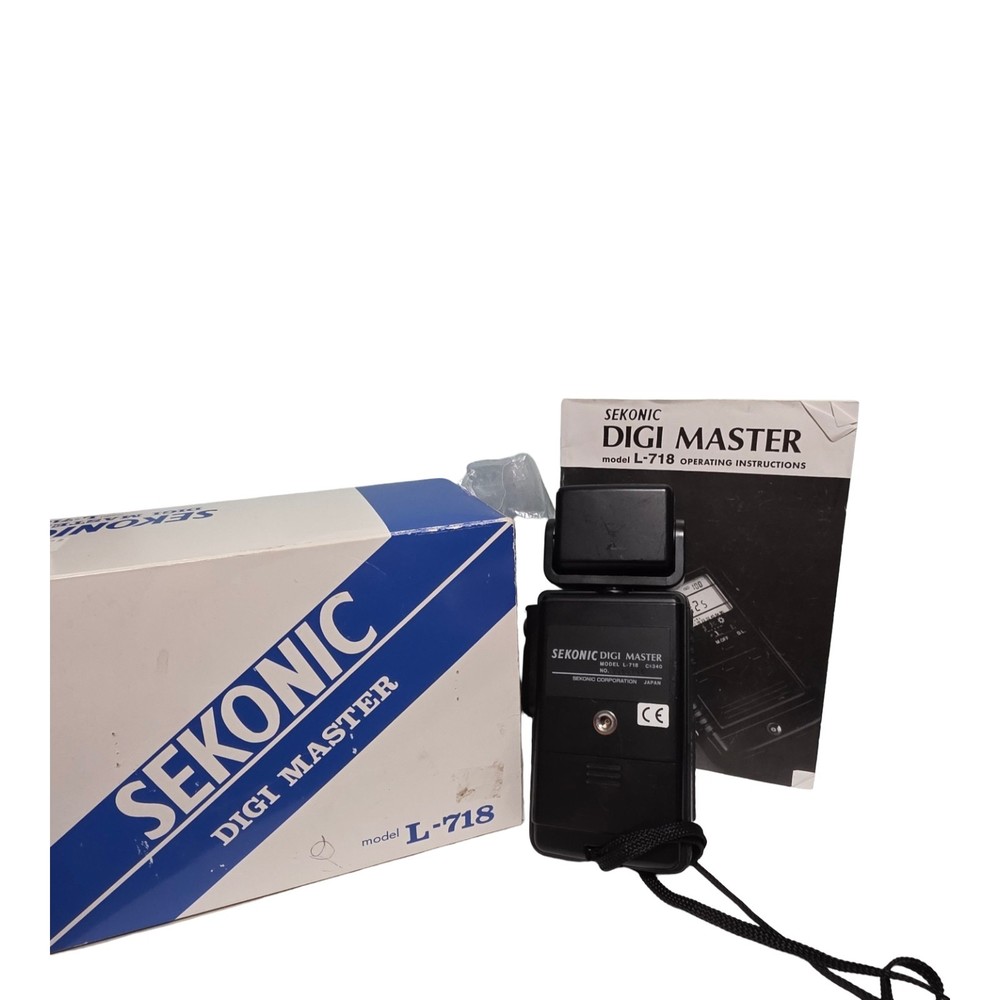 Sekonic Digi Master Model L-718 Flash Meter Ambient Light Meter with Case