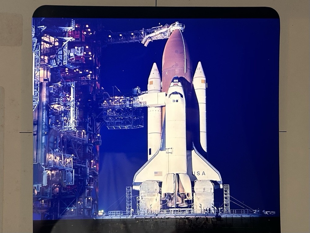 1982 NASA KSC Shuttle Columbia STS-3 Launchpad Presentation Transparency-246