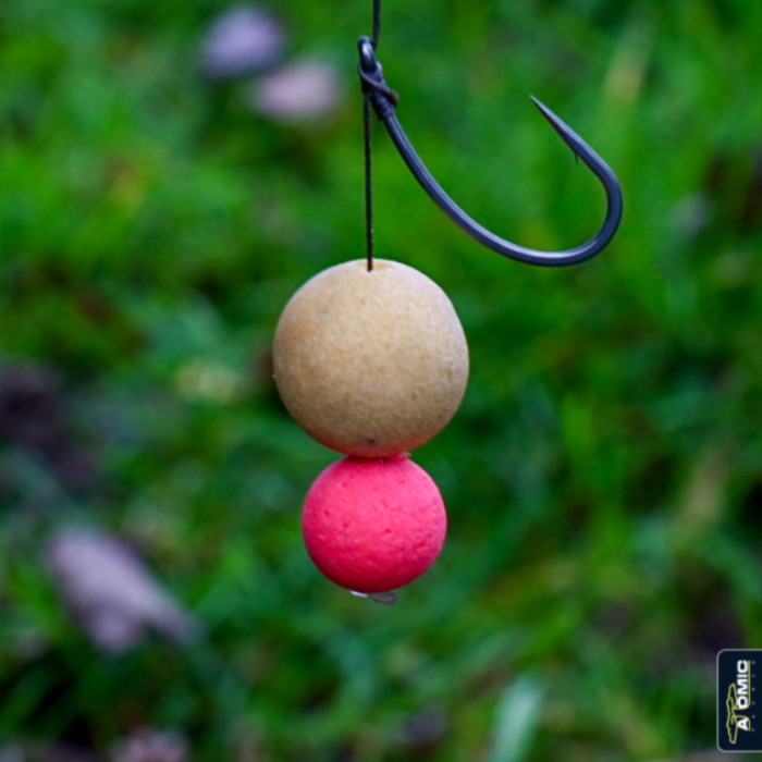 Atomic Hair Extender Stops – Clear, Secure Hookbait Holder for Carp Rigs