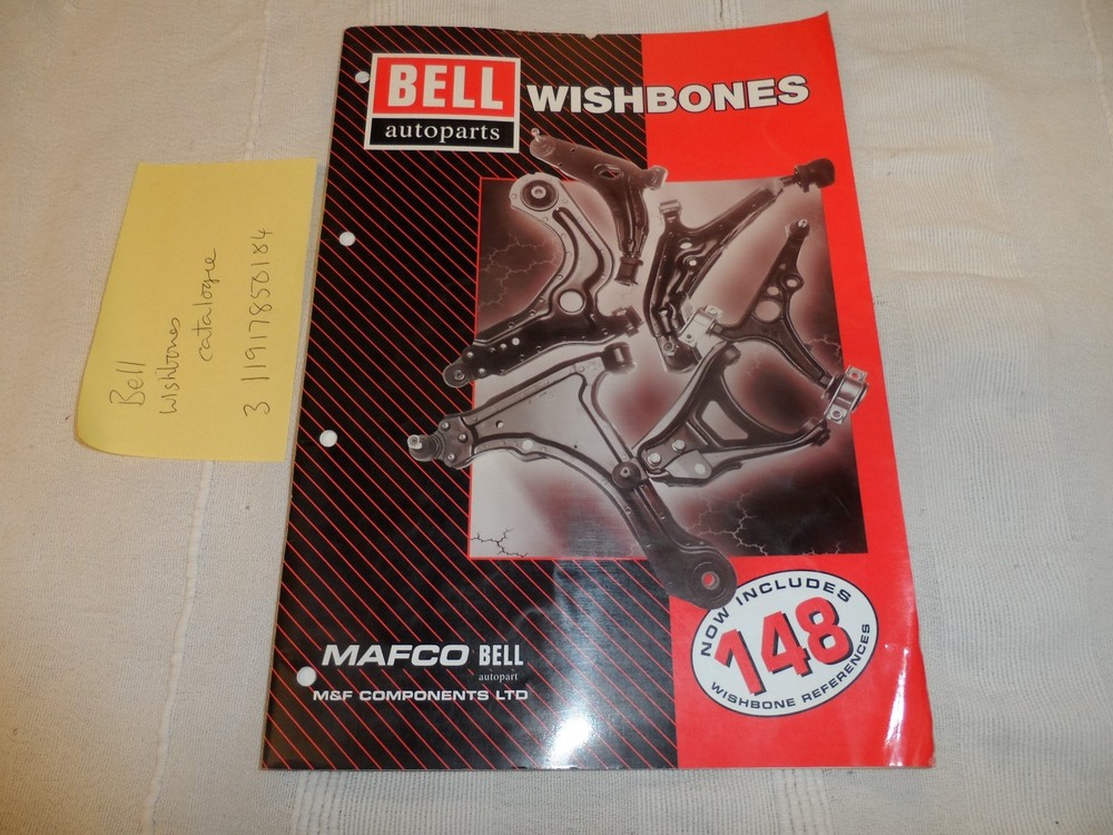 BELL WISHBONES  CATALOGUE USED