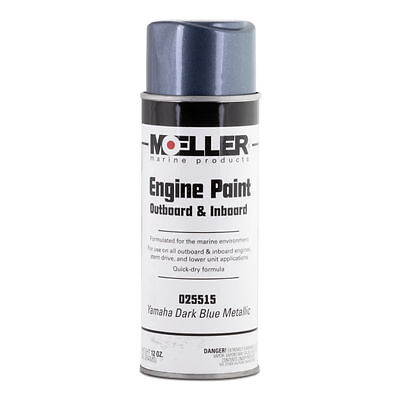 Moeller 025515 Engine Paint, Yamaha Dark Blue Metallic