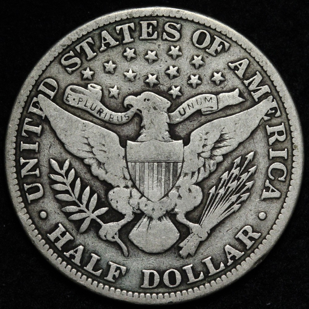 1914 Barber Silver Half Dollar FINE+ E260 GSCNM