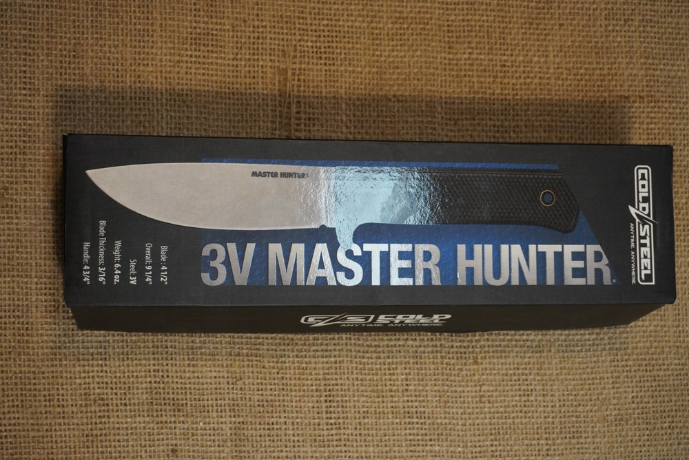 Cold Steel 3V Master Hunter Fixed Blade Kray-Ex Handle W/ Sheath