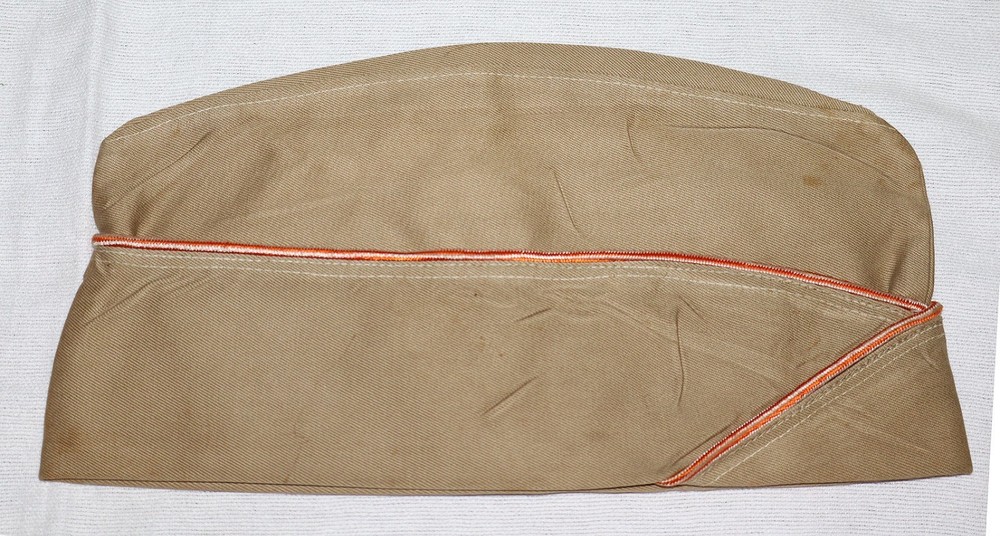 ORIGINAL WWII SIGNAL CORPS PIPED GARRISON CAP