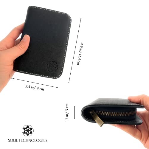 Luxury Black Slimline Cryptocurrency Wallet Case