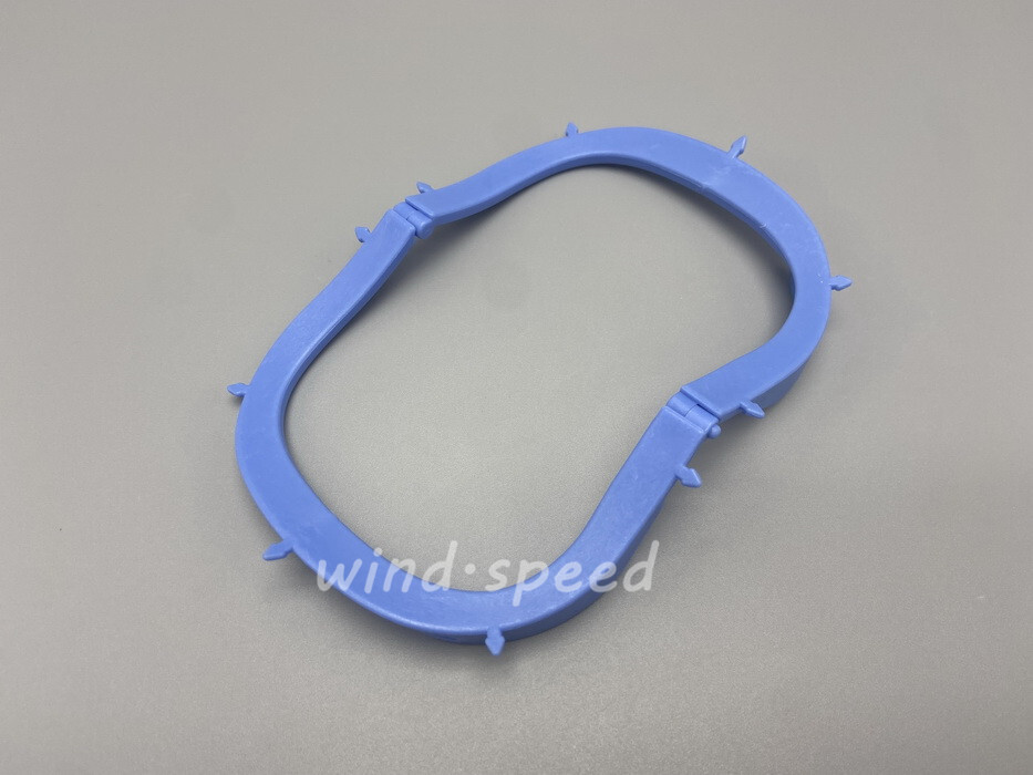 Foldable Bracket Frame Dental Hager Frames for Rubber Dam Sheet X-Ray Film Blue