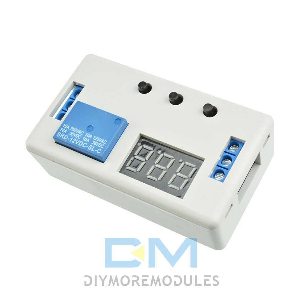 DC 12V LED Digital Display Home Auto Delay Timer Control Switch Relay Module