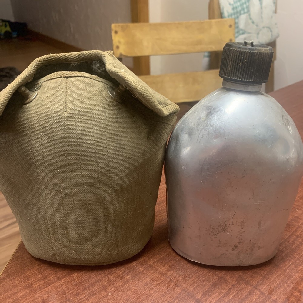 Vintage Japanese Canteen With Cover