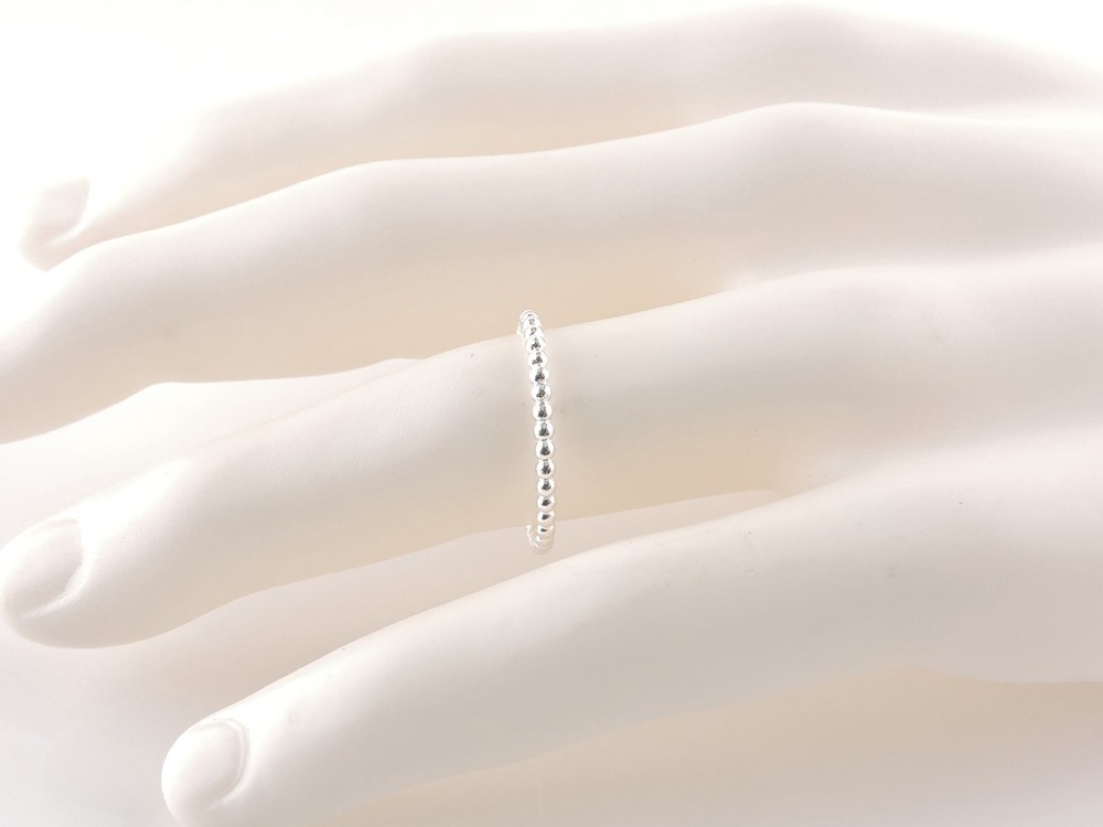 Sterling Silver Textured Stackable Ring - Free Gift Packaging