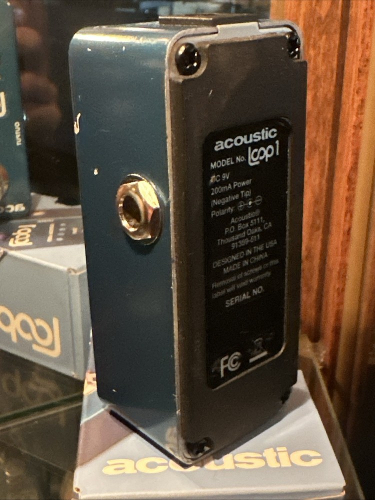 Acoustic Loop1 Looper Guitar Effect Pedal. Tested. With Box
