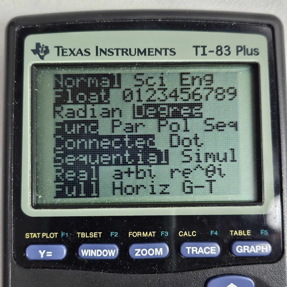 Texas Instruments TI-83 Plus Graphing Calculator w/ Slide Cover TESTED & WORKING