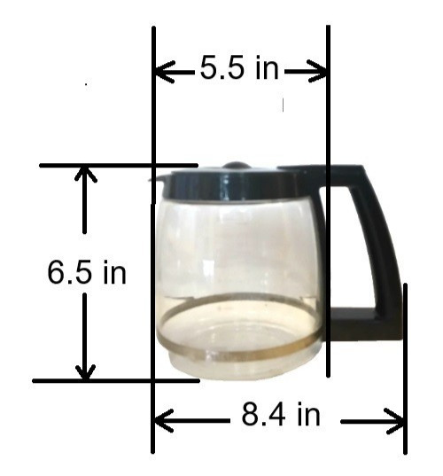Cuisinart 12-Cup Carafe Genuine Replacement For Coffee Makers