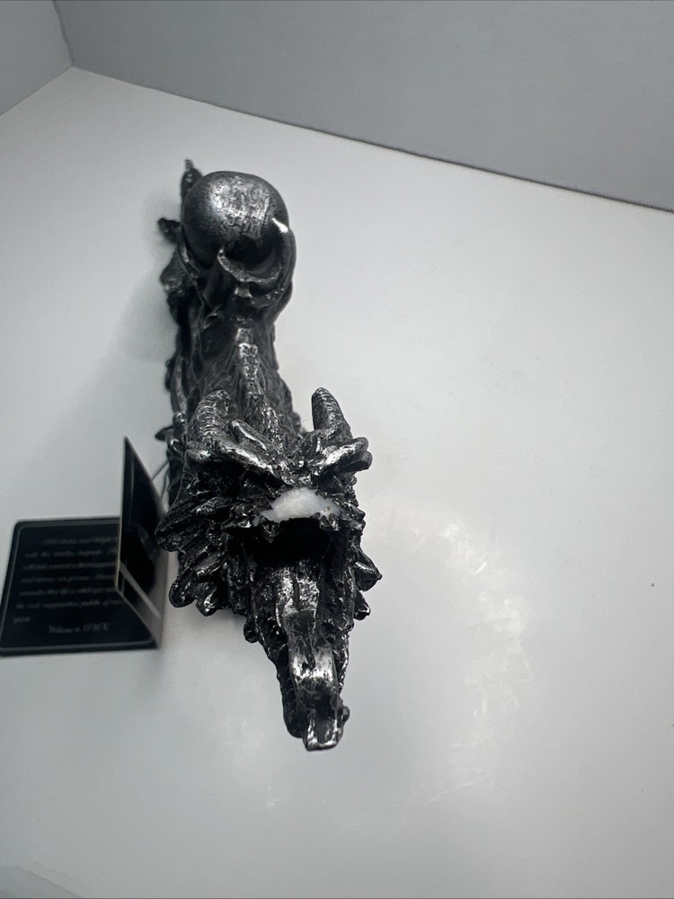 DWK "Obsidian Athame Skull Knife with dragon. READ.
