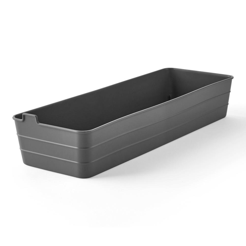 2 pack Utility Flex Storage Tray Organizer Set Plastic Drawer Organizer Trays