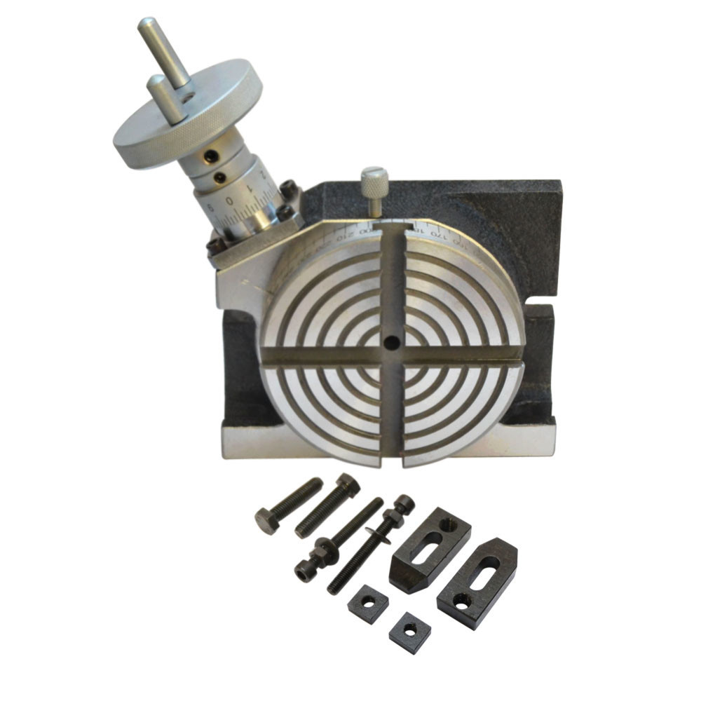 4 Inch Heavy Duty Horizontal Vertical Precision Rotary Table H/V 100mm