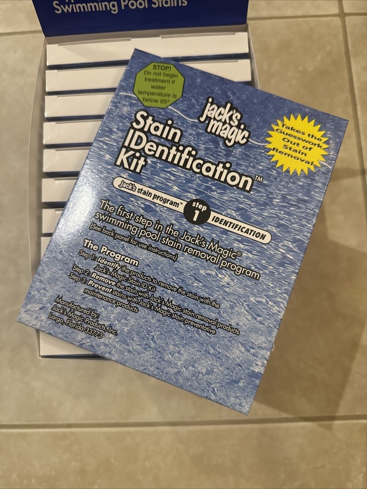 Jack's Magic Water Testing Kit Stain Identification - 4oz One Test Kit