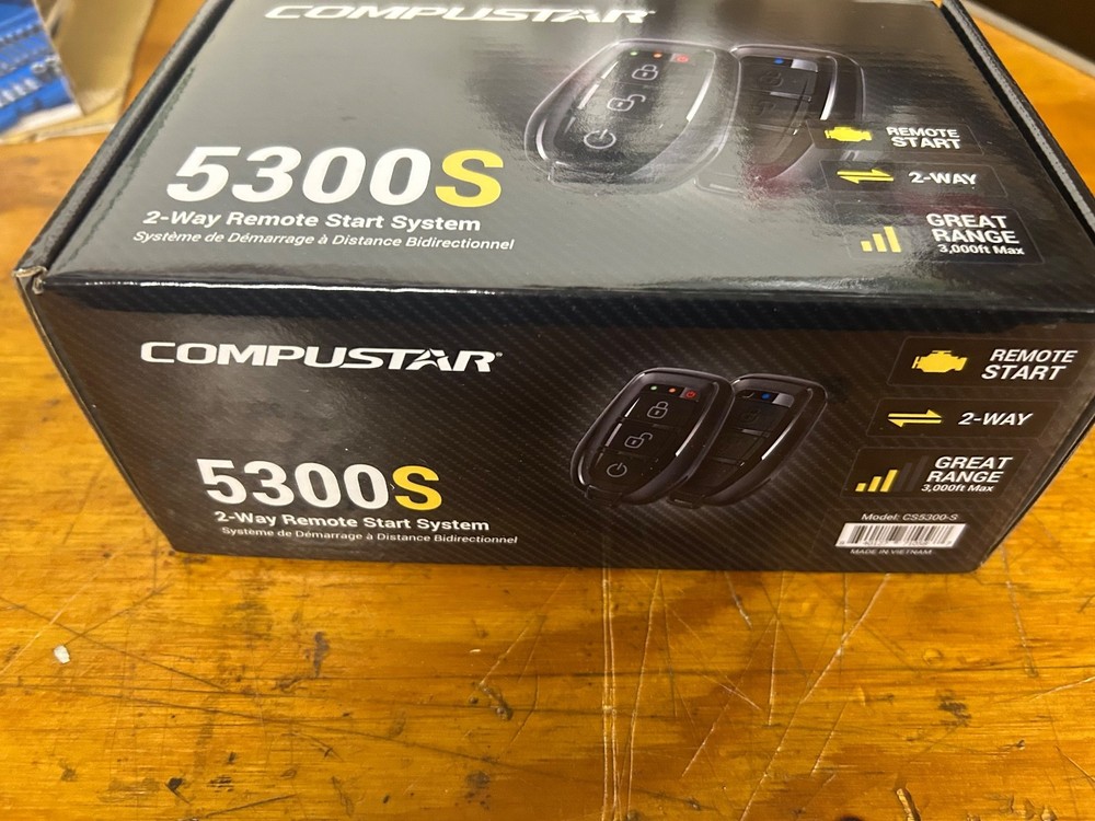 Compustar CS5300-S All-in-One 2-Way Remote Start Bundle 3000′ Max Range