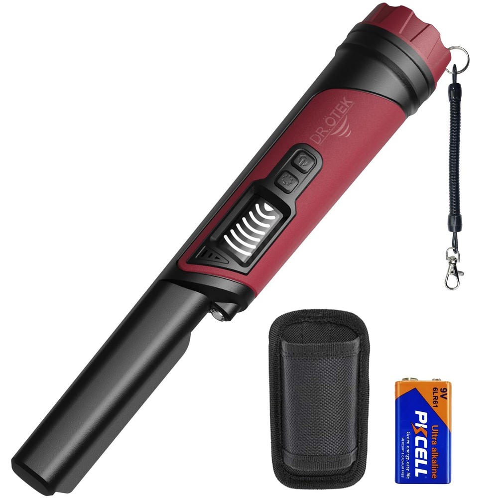 DR.ÖTEK Metal Detector Pinpointer IP68 Fully Waterproof Underwater Handheld