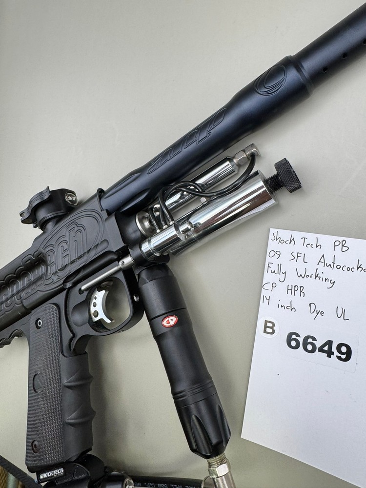Shocktech PB SFL Autococker Black Fully Working
