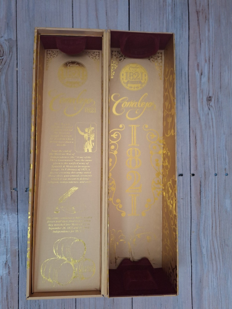 Empty Coralejo 1821 Tequila Extra Anejo empty Box