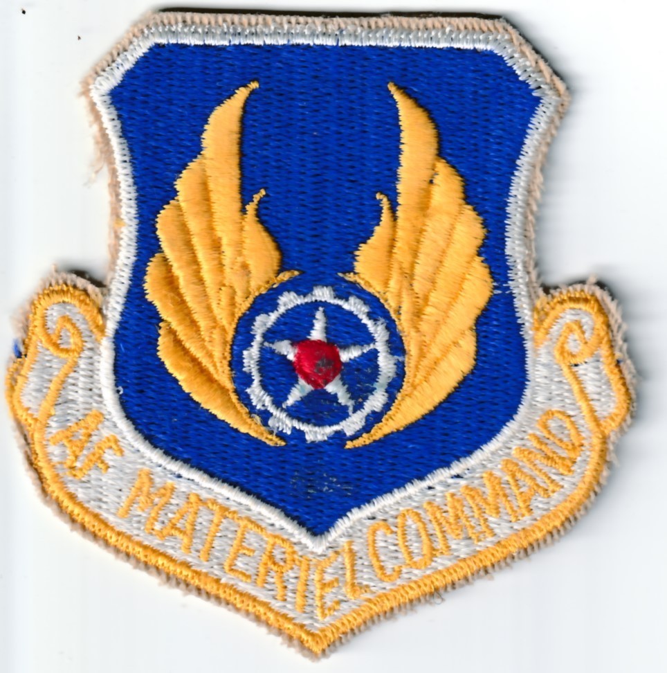 USAF AIR FORCE MATERIEL COMMAND Wright-Patterson AFB Ohio pre 1993 patch