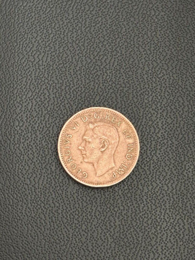 1947 Maple Leaf Canada 1 Cent Penny