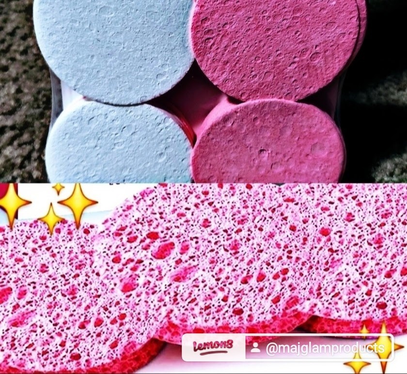 Facial Sponges Compressed - textured surface for daily cleansing