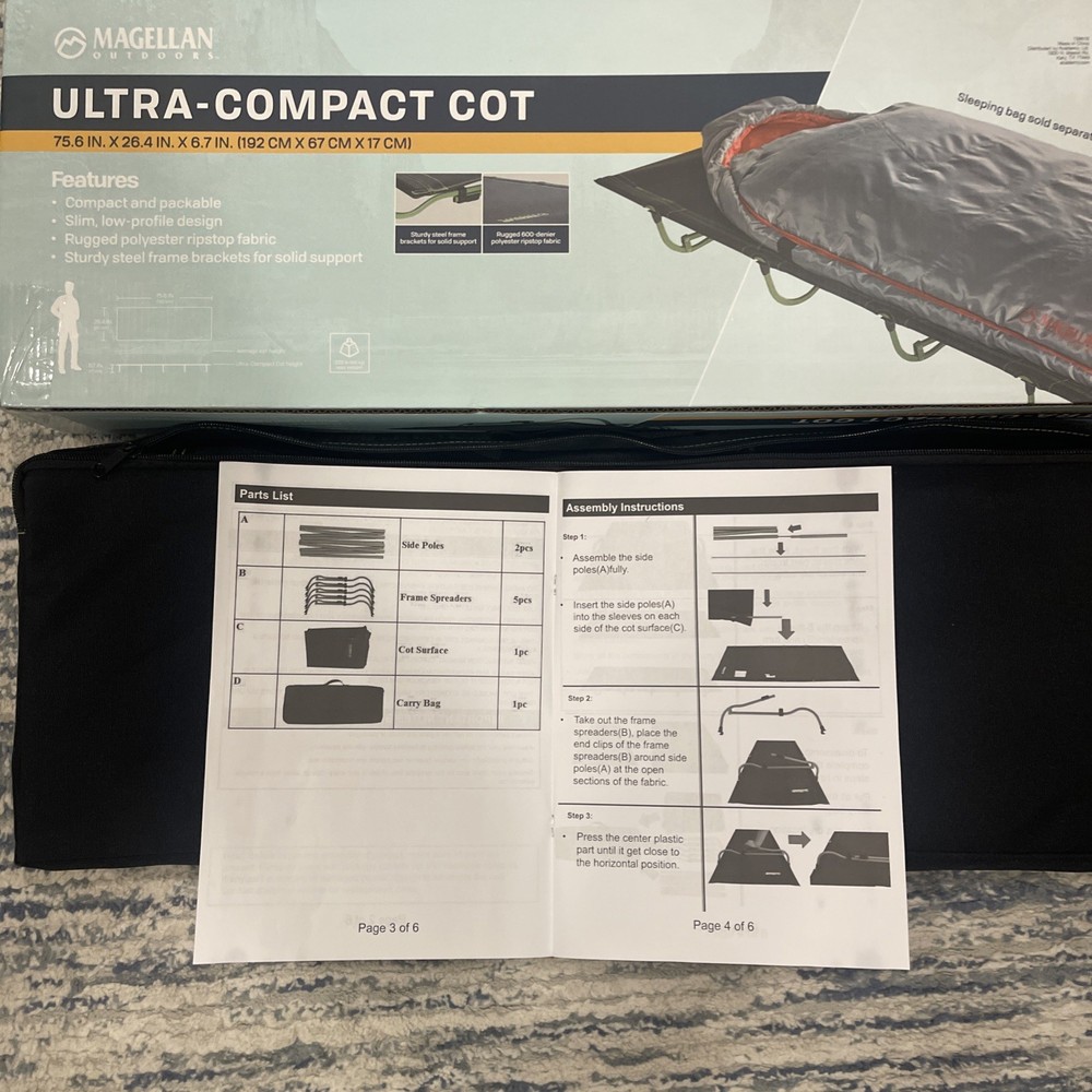Magellan Outdoors Ultra Compact Cot
