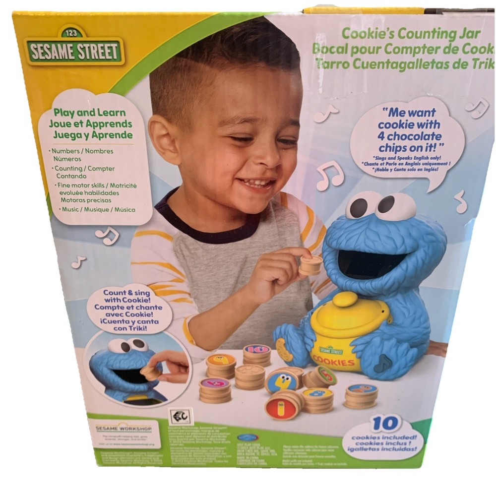 Sesame Street Cookie Monster's Counting Jar