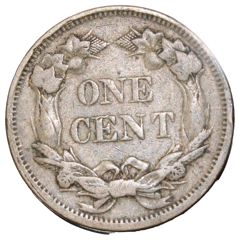 1858 Small Letters Flying Eagle Cent - Very Fine !!