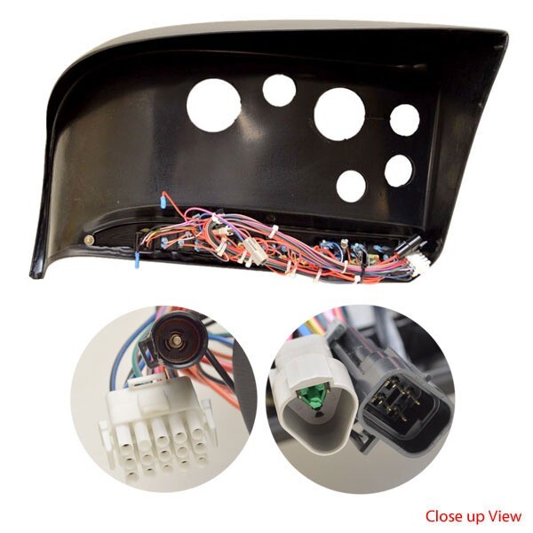 Triton Boat Switch Dash Panel TR131V22352 | 2013 210ES Black Plastic