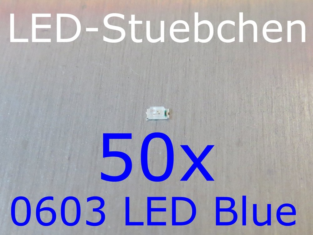 50x 0603 LED Blue