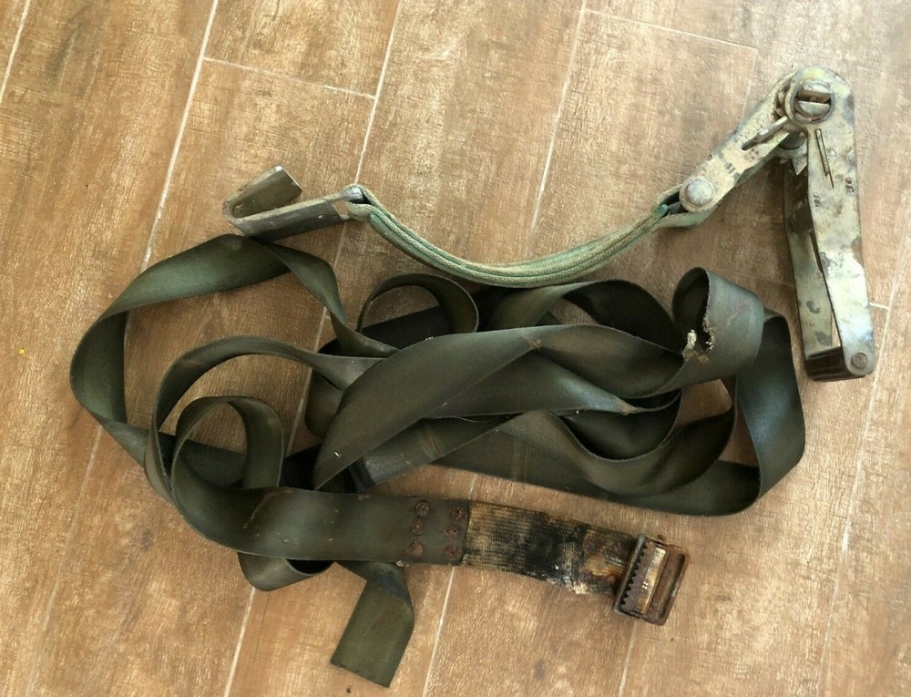 Omni Metal Winch vintage tools 4322 hook pulling cable green pupler rigging