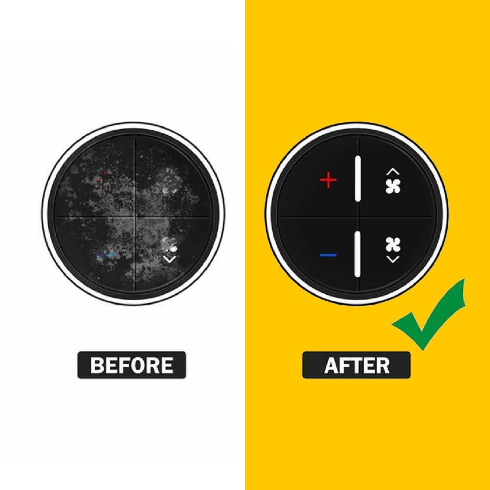 Replacement Control Button Climate Stickers HVAC For 2007-2014 Chevrolet GMC