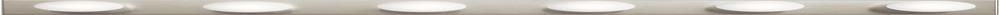 36" Bath Bar Vanity Light in Brushed Nickel, 6-Light Traditional Bathroom Light,