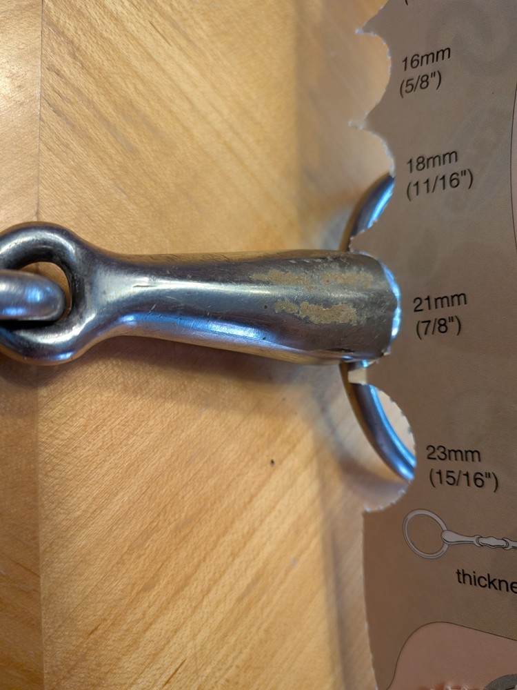 Loose Ring Snaffle Bit - Hollow Mouth - 5"