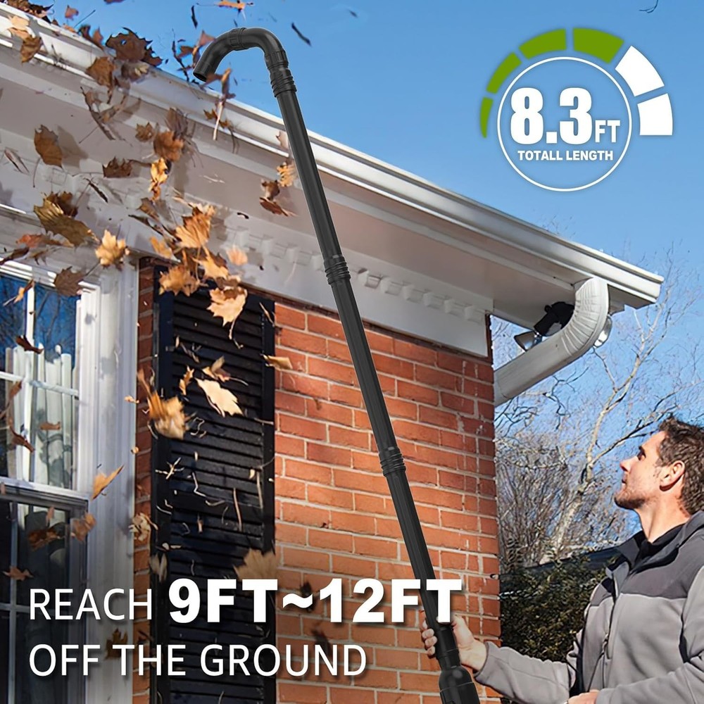 Gutter Cleaning Attachment Kit Compatible with EGO 530CFM, 580CFM, 575CFM, 65...