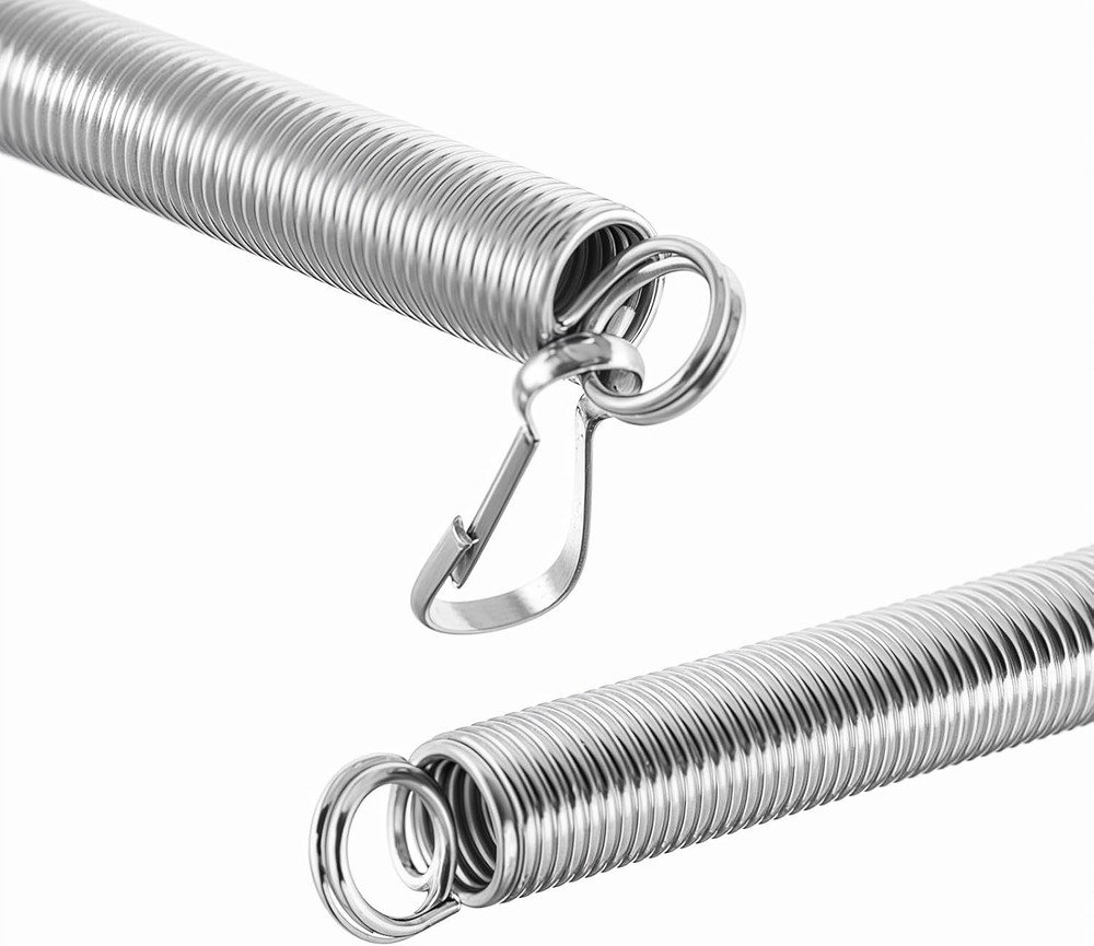 20 Inch Screen Door Spring, 2PCS Long Extension Spring Silver