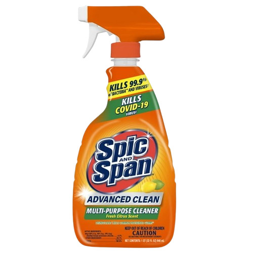 Spic & Span Advanced Cleaner Spray 32oz Citrus Scent Disinfectant Multi-Surface