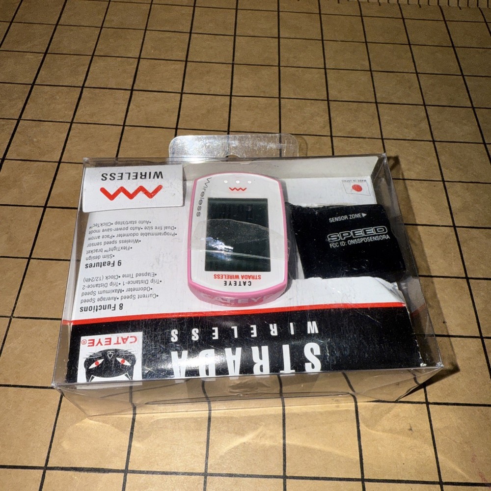 NEEDS BATTERIES CATEYE Strada Wireless CYCLOCOMPUTER CC-RD300W