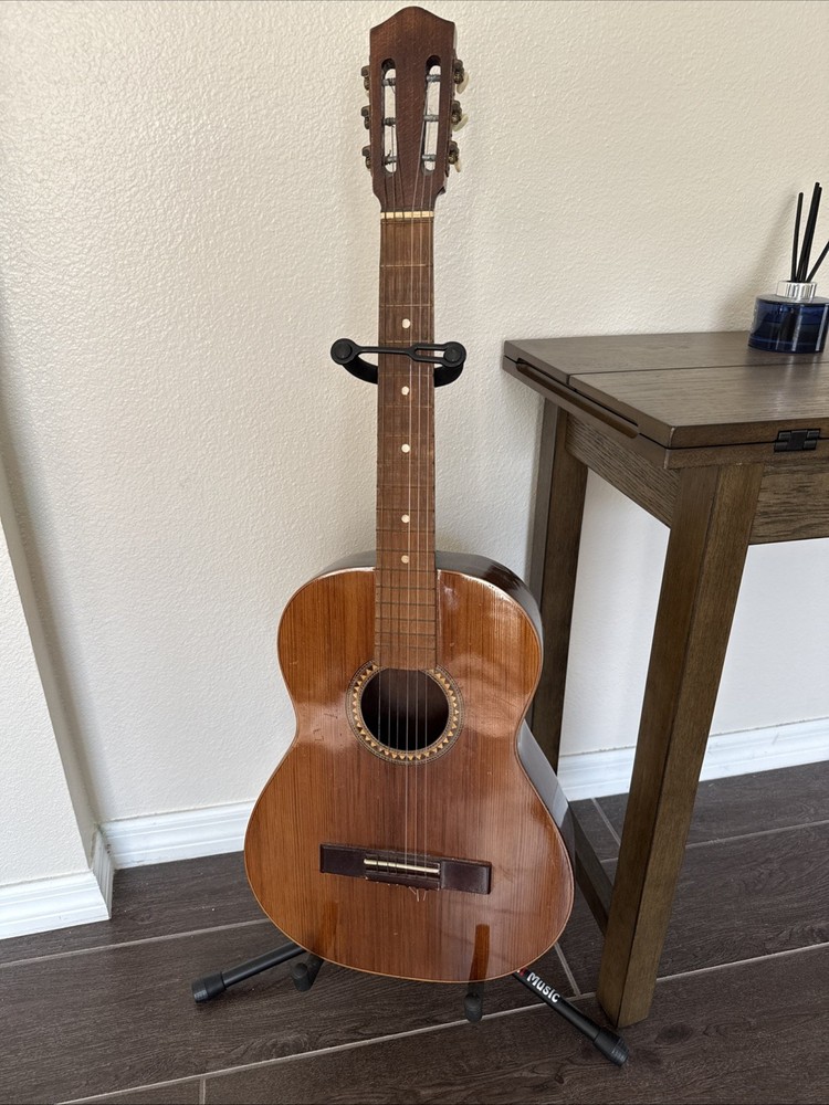 Custom Classical Guitar With Stand
