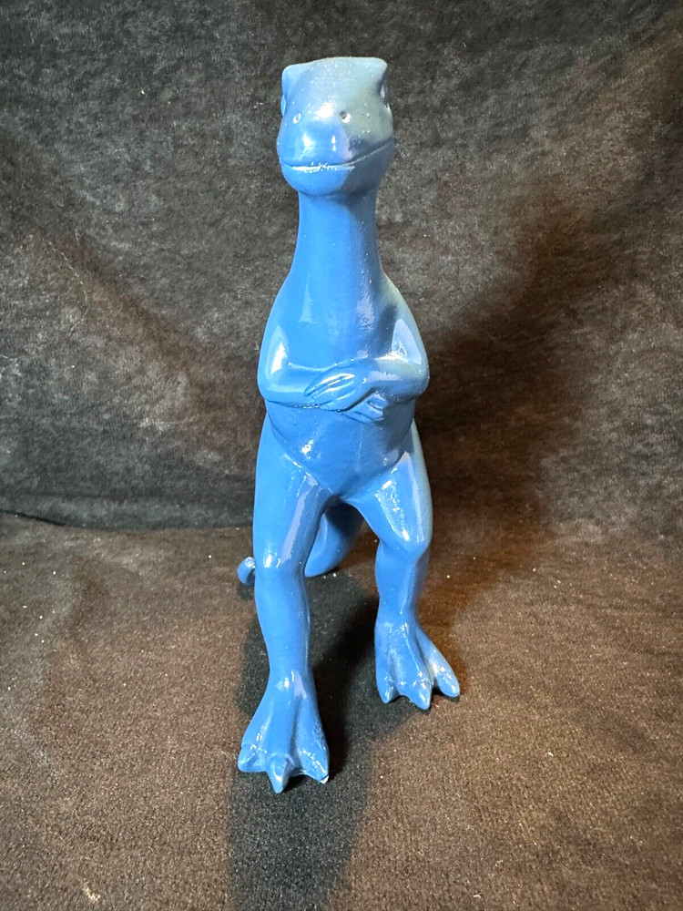 Blue Resin T-Rex Dinosaur Toy Figurine