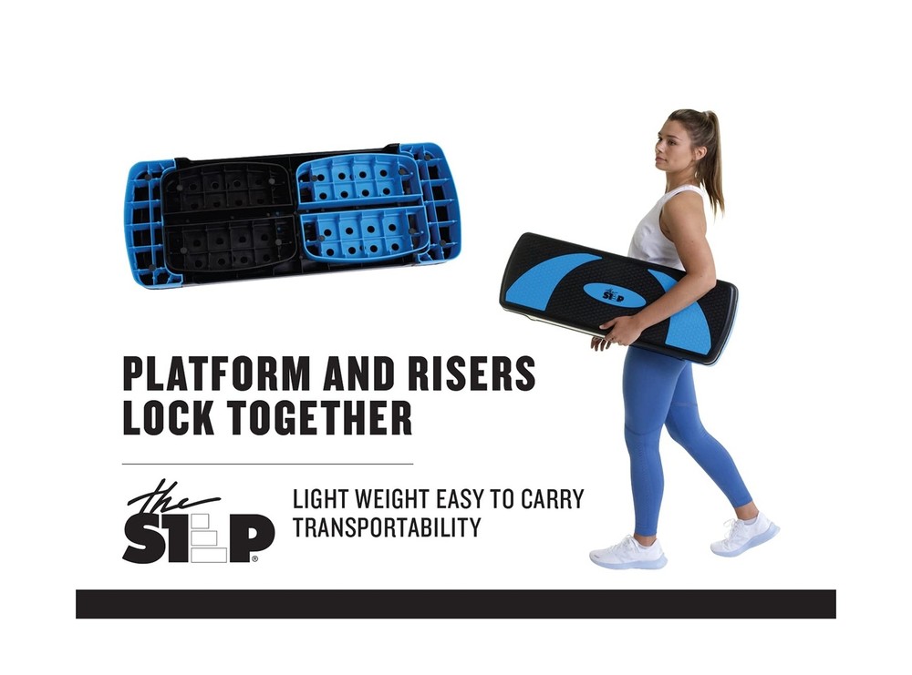 The Step Large Aerobic Stepper for Home Workout Steppers for Exercise