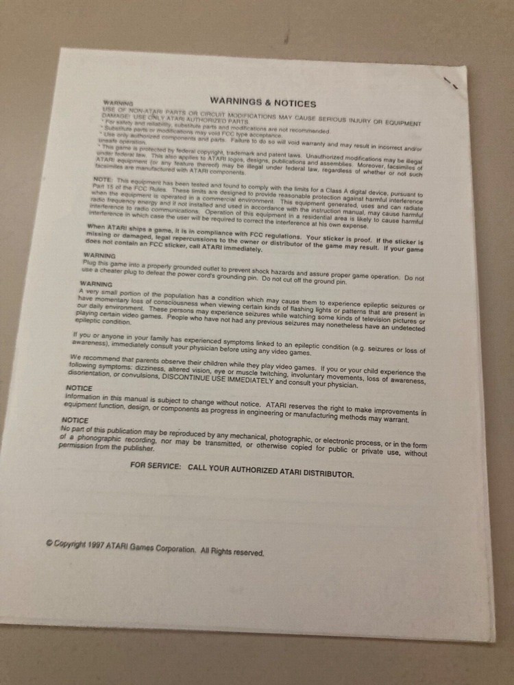 Mace The Dark Age Video Game Manual
