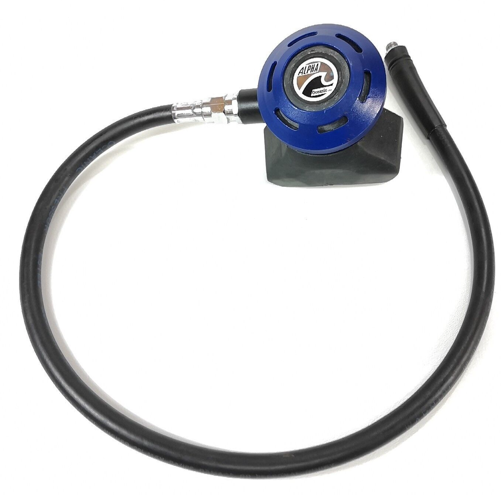 Oceanic Alpha Primary or Octo Second 2nd Stage Regulator Scuba Dive Blue #3132