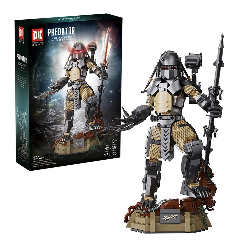 MOC 978PCS Alien Warrior Building Blocks Movable Joints STEM Educational DIY TOY