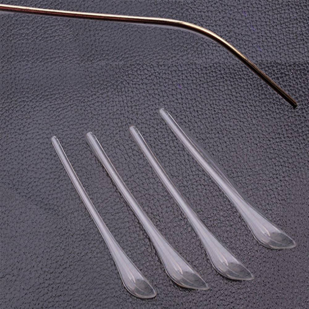 Sunglasses End Tips Eyewear Anti-Slip Hard Plastic Replacement Tip Transparent
